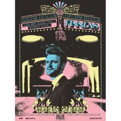 NIVA New Merch Finneas Live At Teragram Ballroom - Hand Screen-Printed Poster