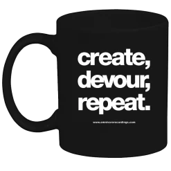Omnivore Recordings Create, Devour, Repeat. Mug New Merch