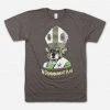 The Dismemberment Plan New Merch Pope Dog Heather Brown T-Shirt