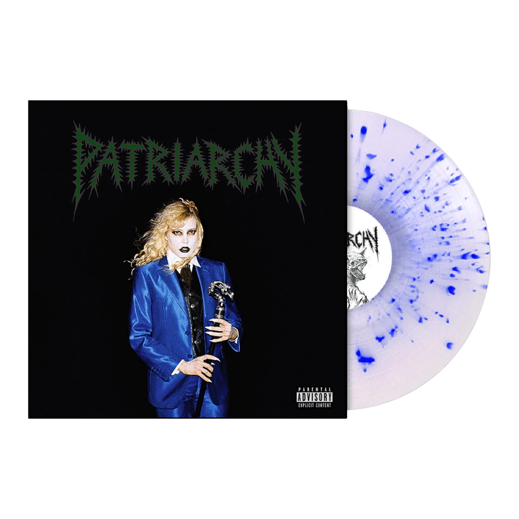 DERO Arcade Patriarchy - "Reverse Circumcision" Clear With Blue Splatter 12" Vinyl 1 DERO Arcade Patriarchy - "Reverse Circumcision" Clear With Blue Splatter 12" Vinyl