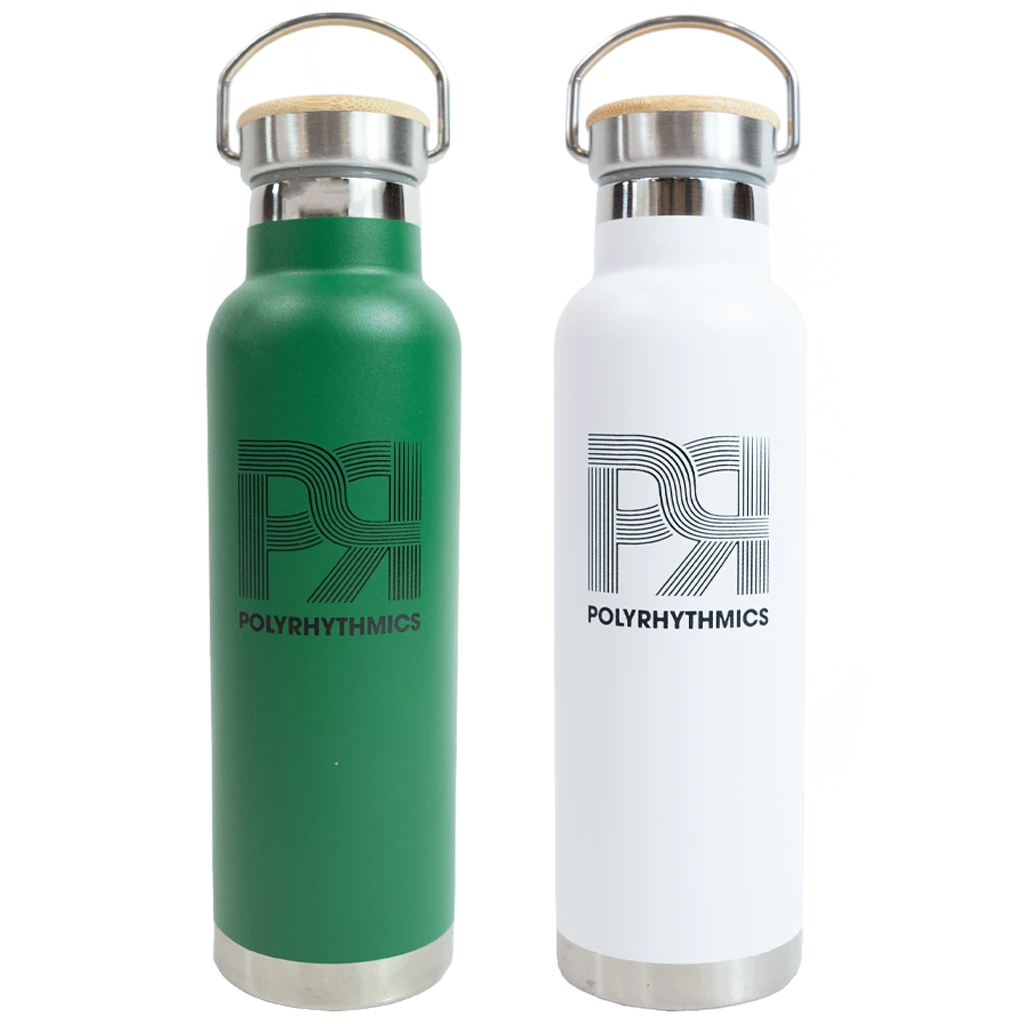 Polyrhythmics Go Two Stainless Steel Water Bottle New Merch 1 Polyrhythmics Go Two Stainless Steel Water Bottle New Merch