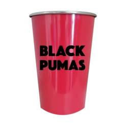 Black Pumas Double Puma Stainless Steel Pint Cups 9 Black Pumas Double Puma Stainless Steel Pint Cups