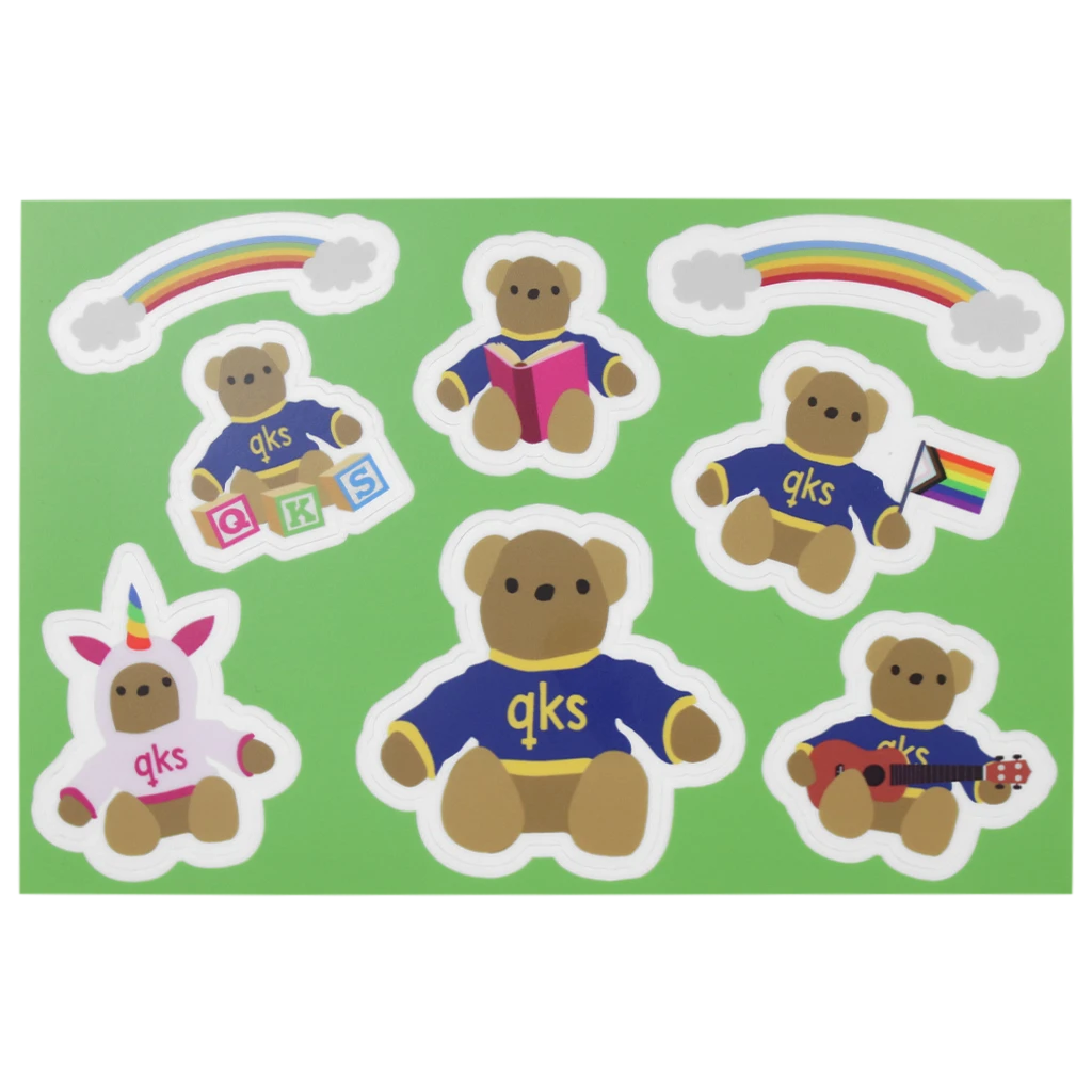 Queer Kid Stuff QKS Sticker Sheet 1 Queer Kid Stuff QKS Sticker Sheet