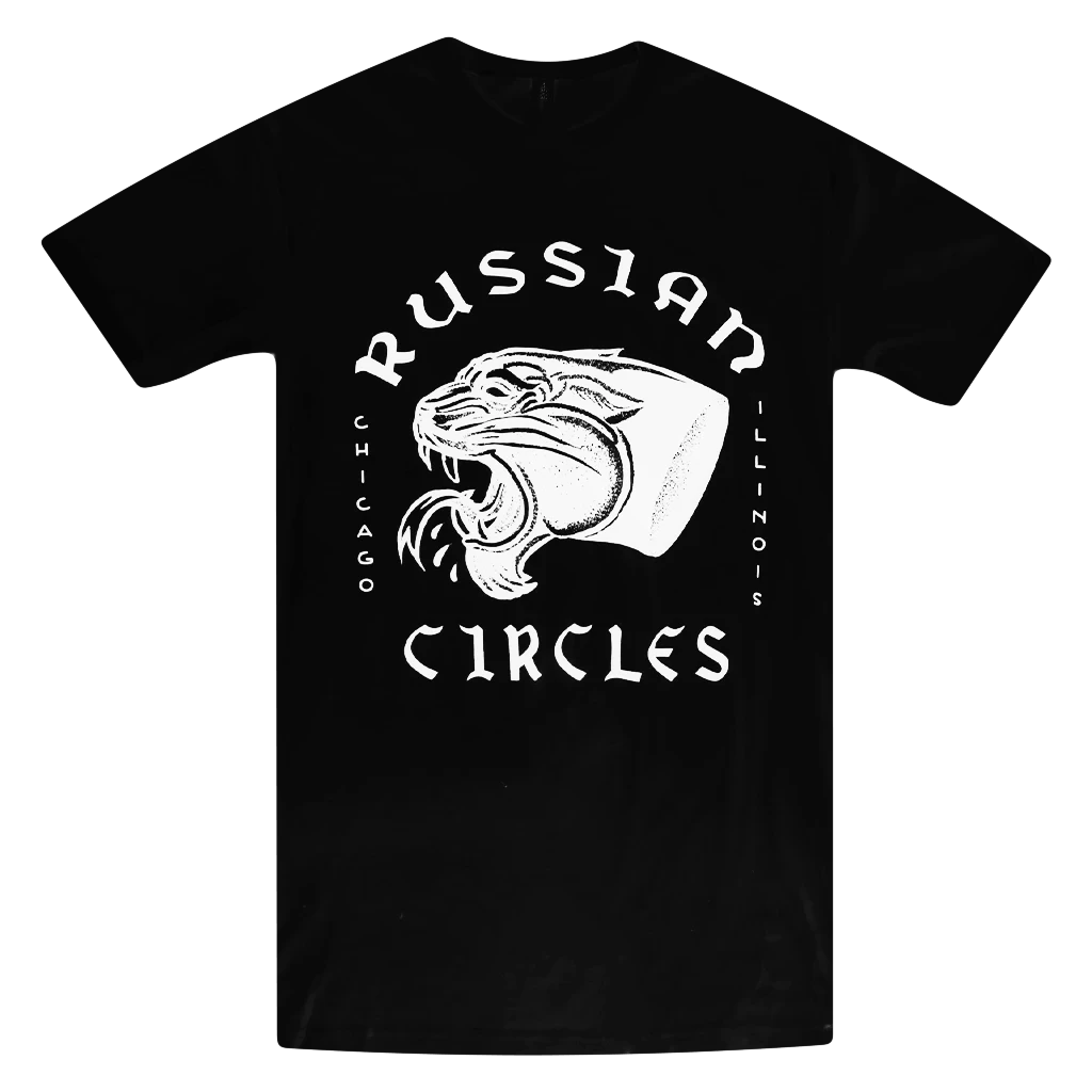 Russian Circles (Band) Chicago Panther Black T-Shirt New Merch 1 Russian Circles (Band) Chicago Panther Black T-Shirt New Merch
