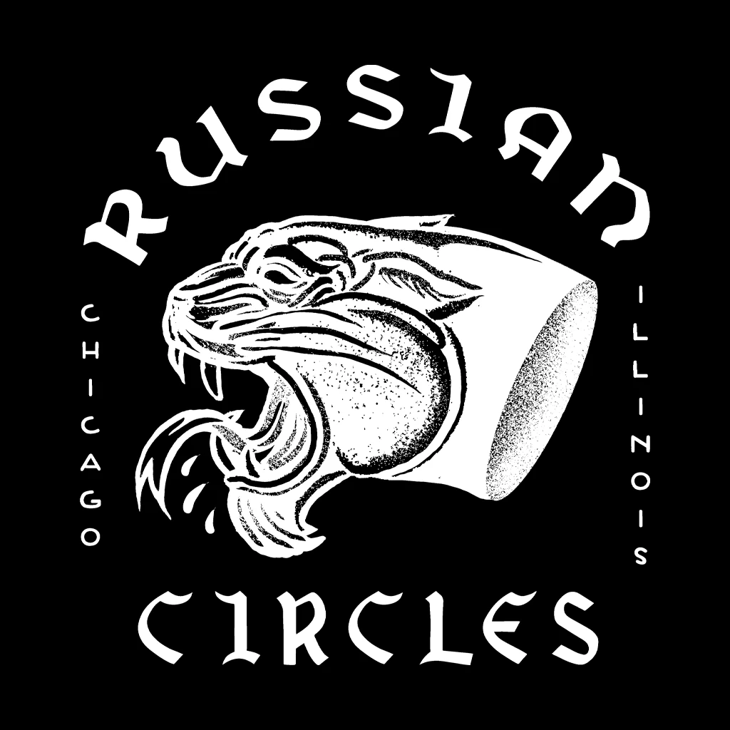 Russian Circles (Band) Chicago Panther Black T-Shirt New Merch 2 Russian Circles (Band) Chicago Panther Black T-Shirt New Merch