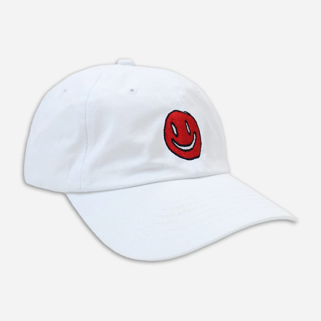 Mac DeMarco New Merch Smiley White Dad Hat 3 Mac DeMarco New Merch Smiley White Dad Hat