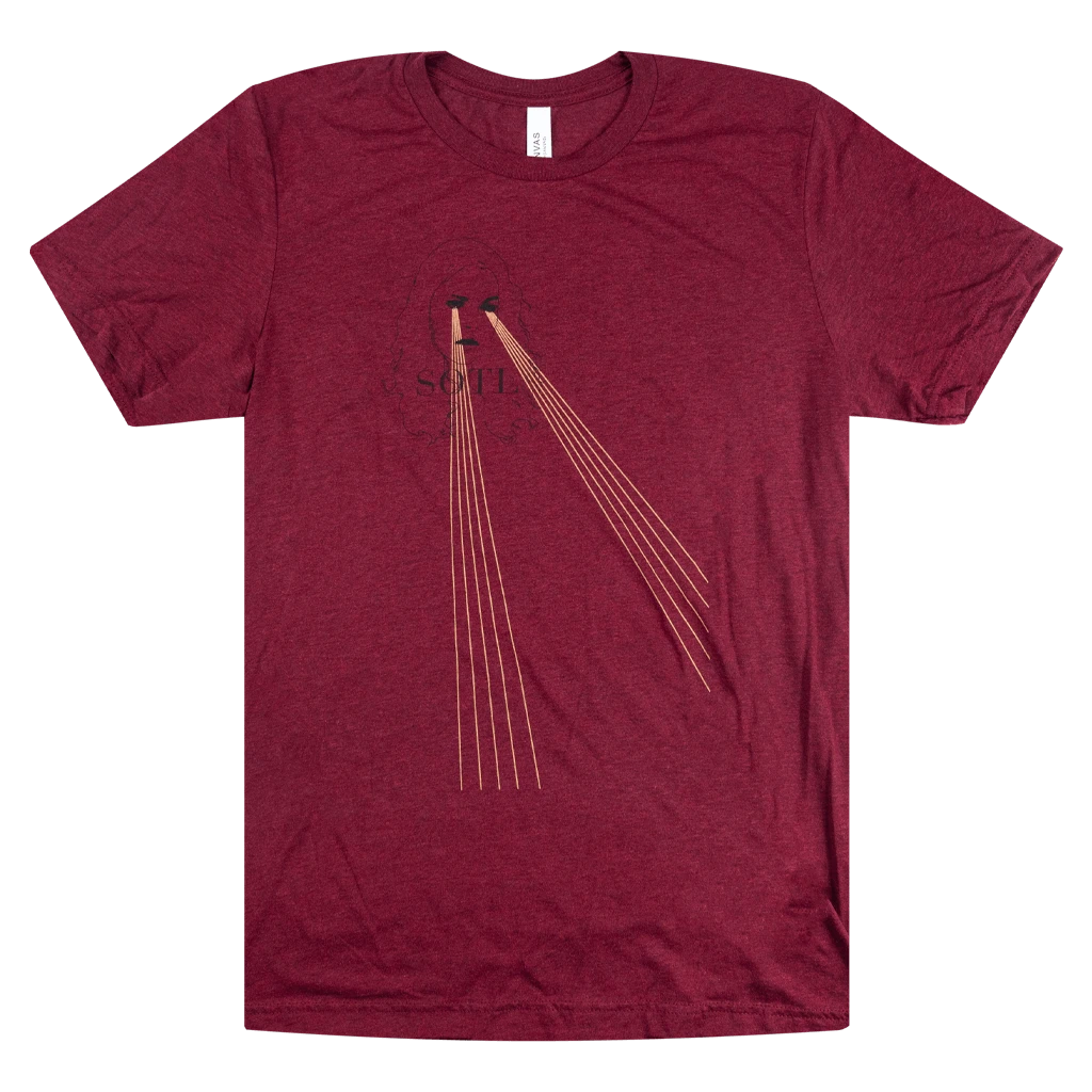 Stars Of The Lid Eye Beams Cardinal Red T-Shirt New Merch 1 Stars Of The Lid Eye Beams Cardinal Red T-Shirt New Merch