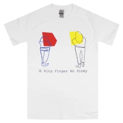 Ring Finger No Pinky Dog Days White T-Shirt New Merch