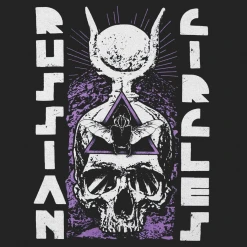 Russian Circles (Band) Scarab Black Tri-Blend New Merch