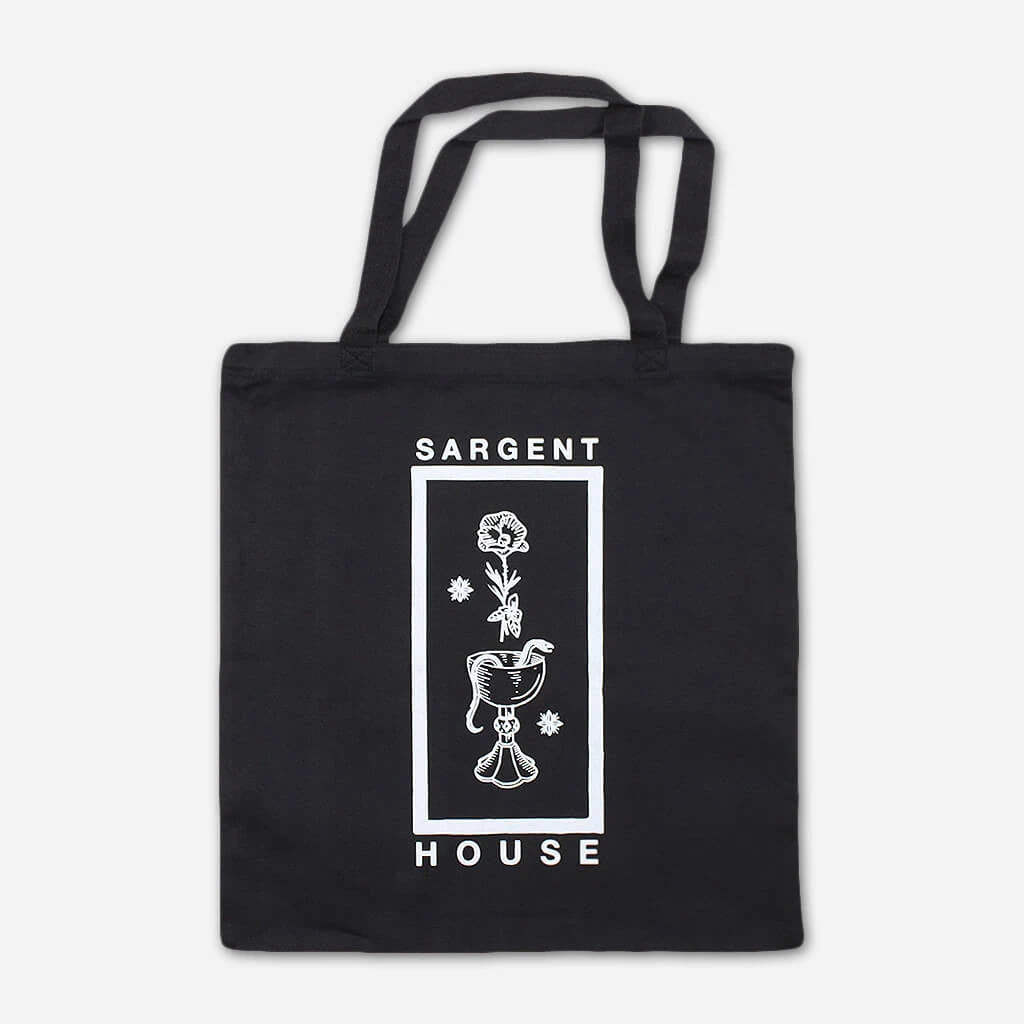 Sargent House SH Black Tote Bags 2 Sargent House SH Black Tote Bags