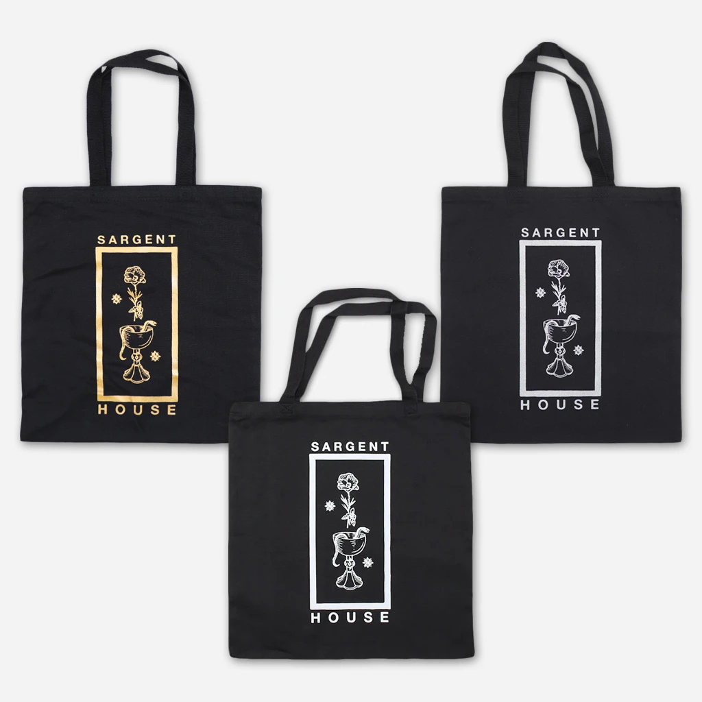 Sargent House SH Black Tote Bags 1 Sargent House SH Black Tote Bags