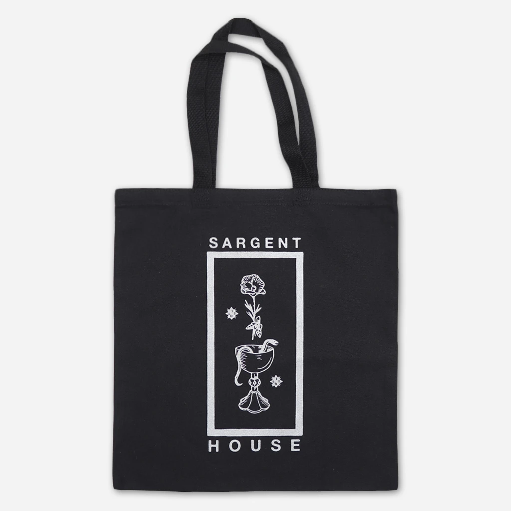 Sargent House SH Black Tote Bags 3 Sargent House SH Black Tote Bags