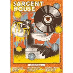 Sargent House New Merch Levitation 2019 Poster