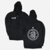 Earth Sigil Black Zip Up Hoodie