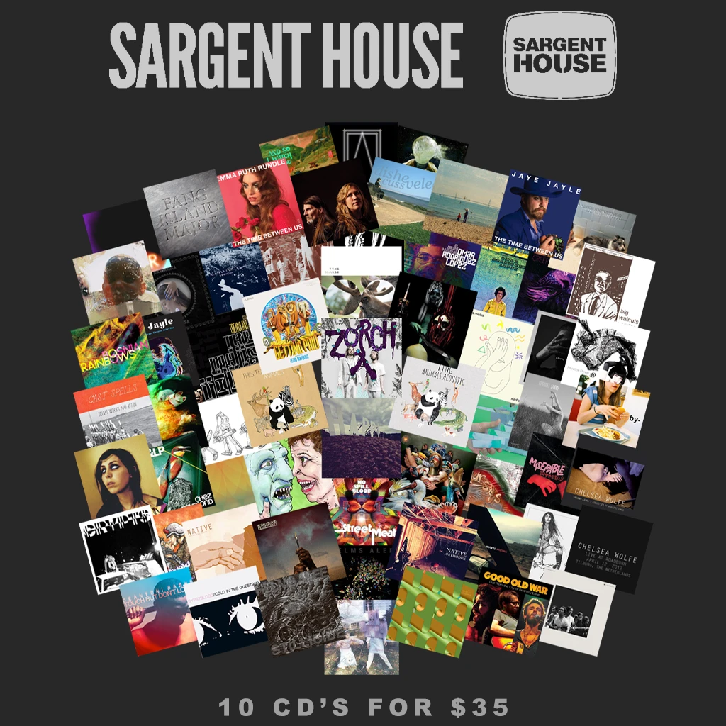 Sargent House New Merch 10 CDs For $35 (No Multiples Of Same Titles Allowed) 2 Sargent House New Merch 10 CDs For $35 (No Multiples Of Same Titles Allowed)