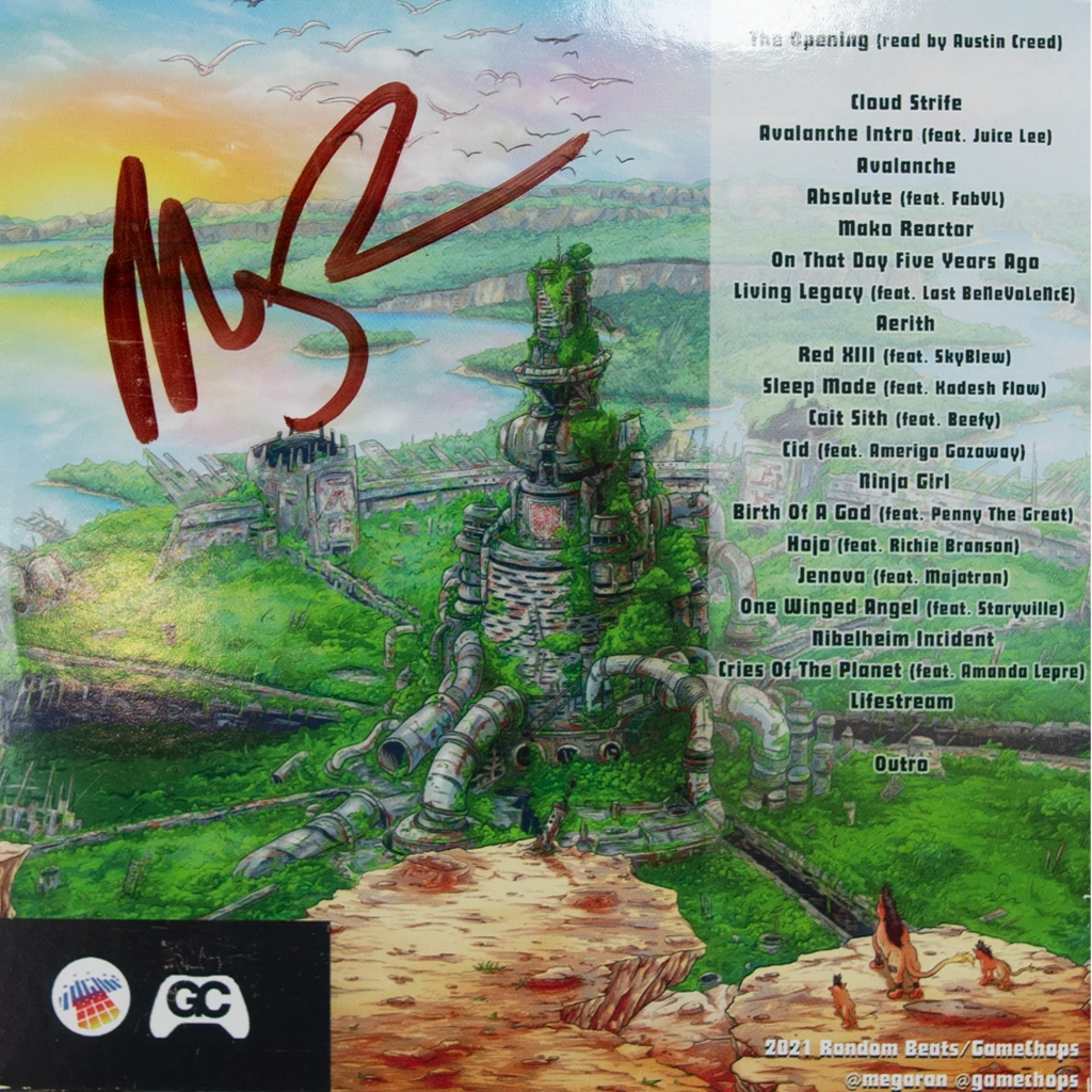 Mega Ran New Merch Signed Black Materia: The Remake CD 4 Mega Ran New Merch Signed Black Materia: The Remake CD