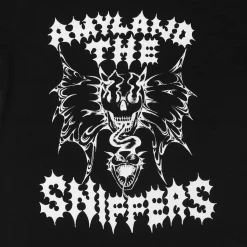 Amyl And The Sniffers New Merch Snake Black T-Shirt