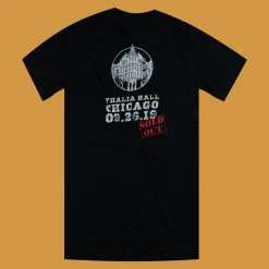 Lukas Nelson & Promise Of The Real Thalia Hall 2019 Black T-Shirt New Merch