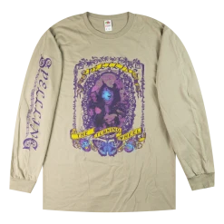 SPELLLING Floral Frame Sand Long Sleeve T-Shirt New Merch