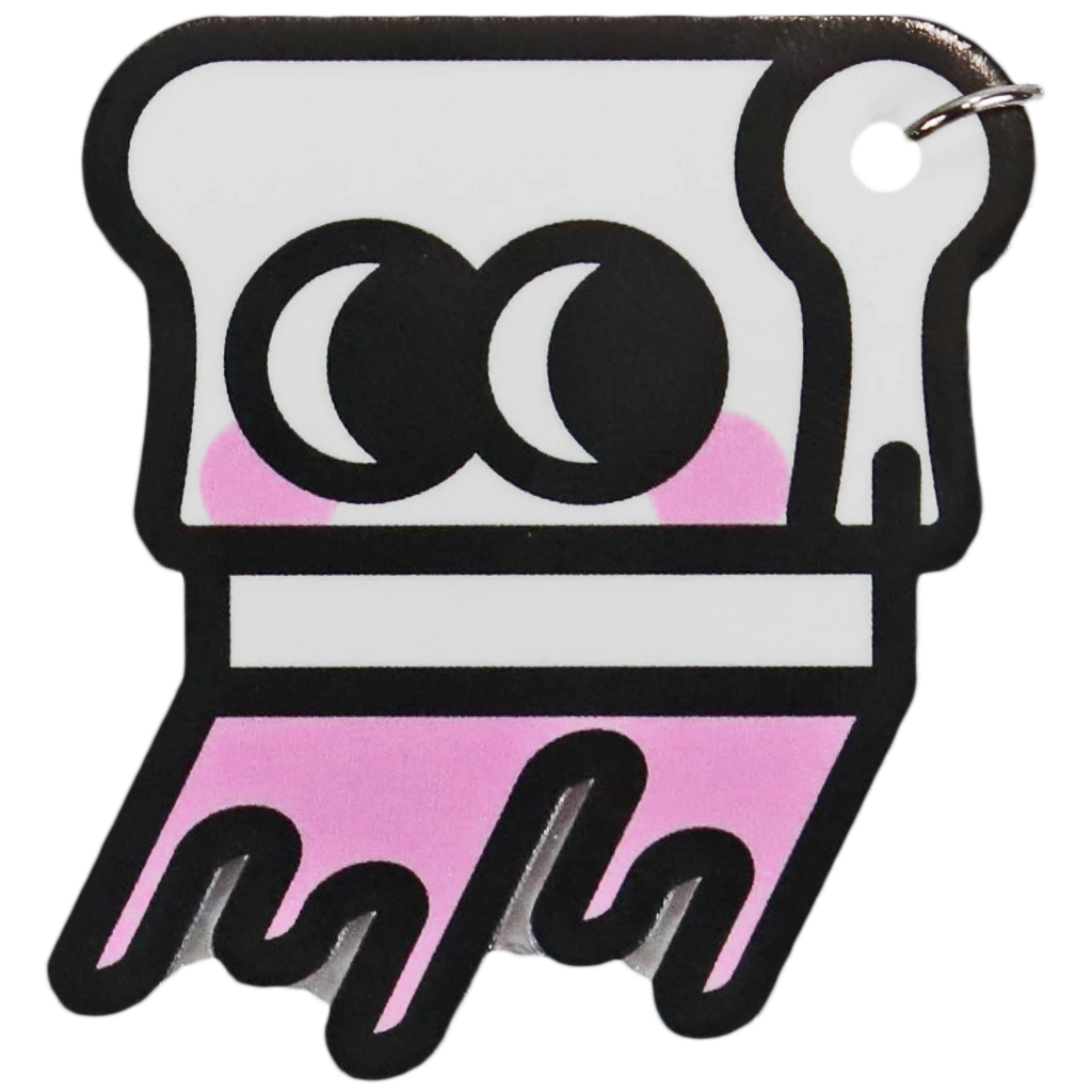 Hello Merch Squeegee 2" Acrylic Charm/Key Chain 2 Hello Merch Squeegee 2" Acrylic Charm/Key Chain