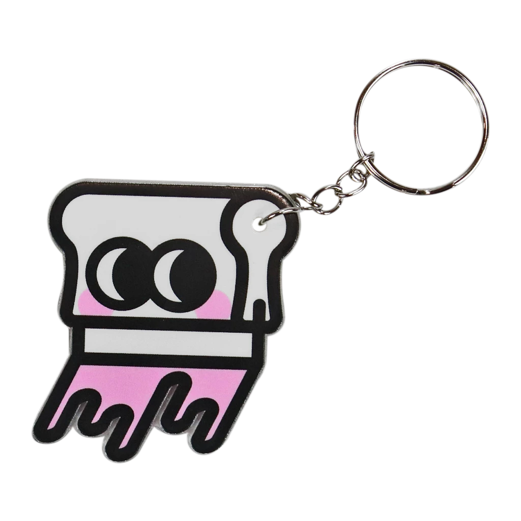 Hello Merch Squeegee 2" Acrylic Charm/Key Chain 1 Hello Merch Squeegee 2" Acrylic Charm/Key Chain