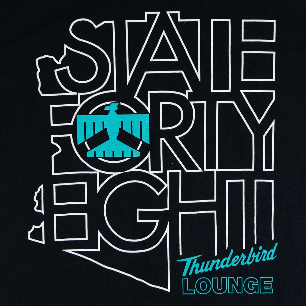Thunderbird Lounge State Forty Eight Outline T-Shirt New Merch 2 Thunderbird Lounge State Forty Eight Outline T-Shirt New Merch