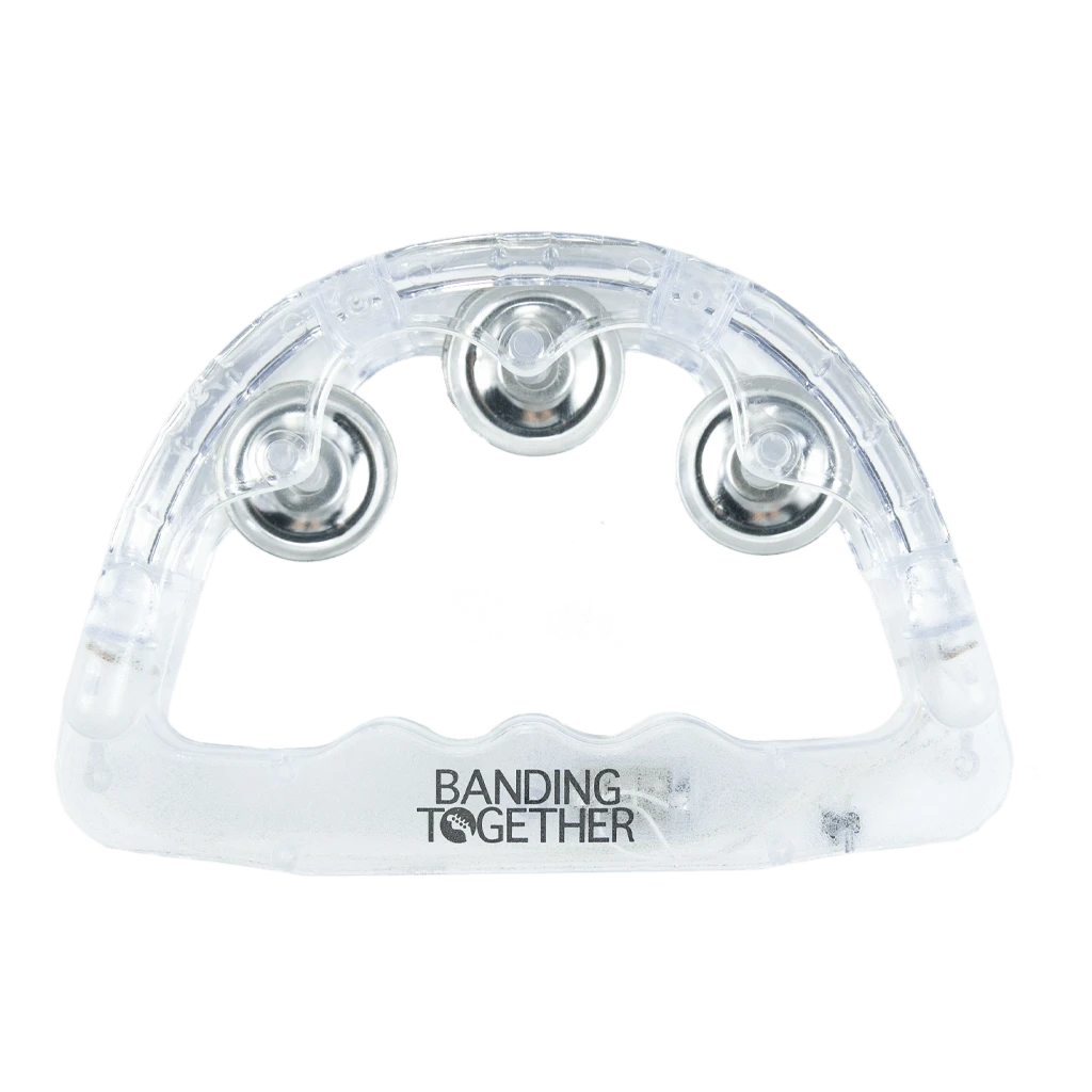 Banding Together New Merch Tambourine - Clear / Light Up 1 Banding Together New Merch Tambourine - Clear / Light Up