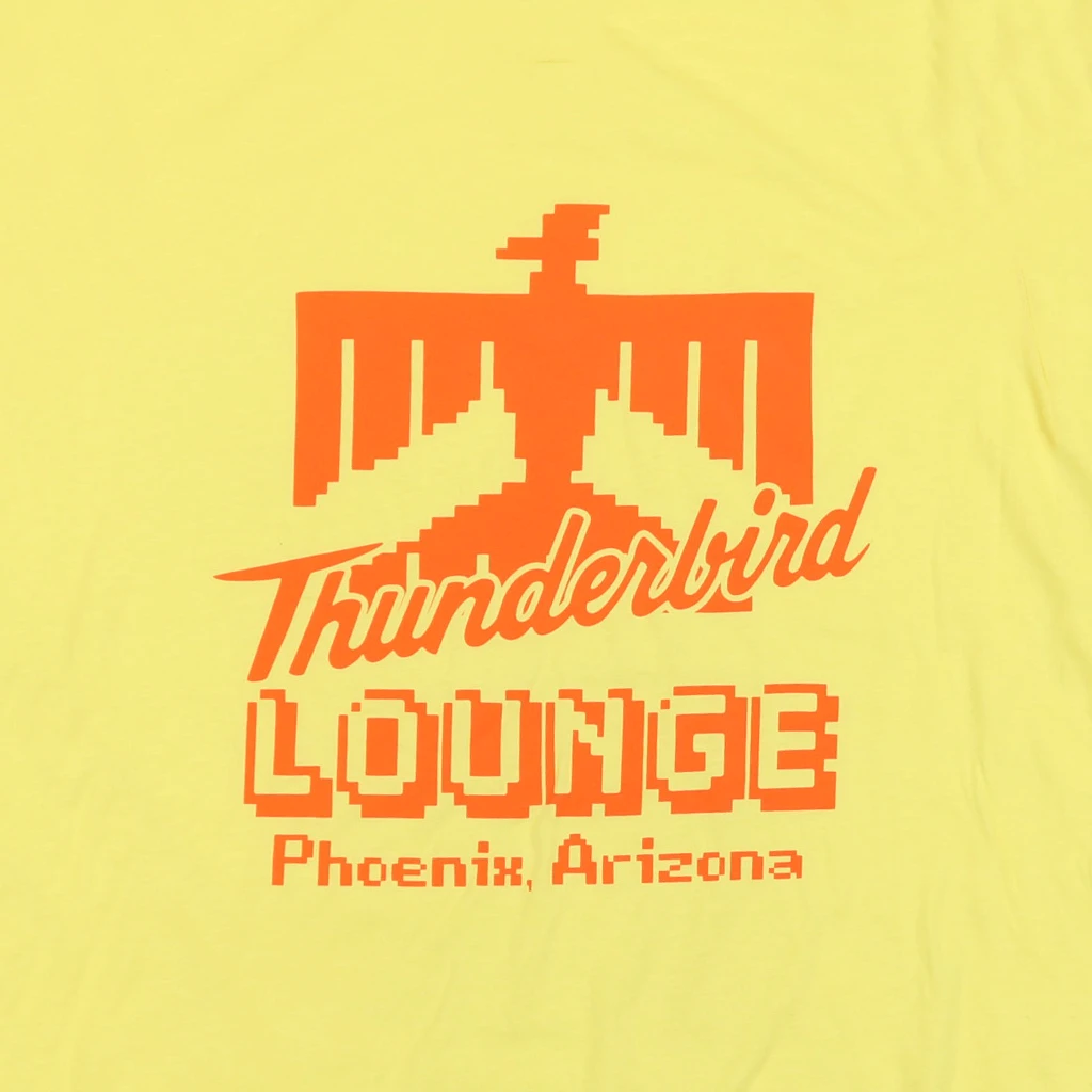 Thunderbird Lounge New Merch TL Logo Yellow T-Shirt 2 Thunderbird Lounge New Merch TL Logo Yellow T-Shirt