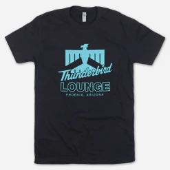 Thunderbird Lounge New Merch TL Logo Black T-Shirt
