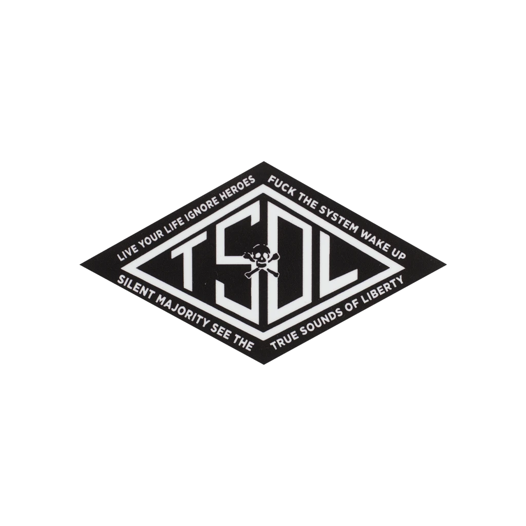 T.S.O.L. Diamond Logo Sticker New Merch 1 T.S.O.L. Diamond Logo Sticker New Merch