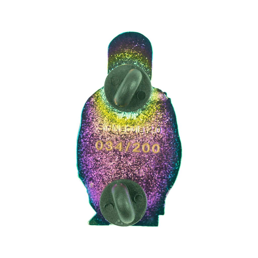TAUK Sir Nebula Limited Edition Rainbow Metallic Pin 2 TAUK Sir Nebula Limited Edition Rainbow Metallic Pin