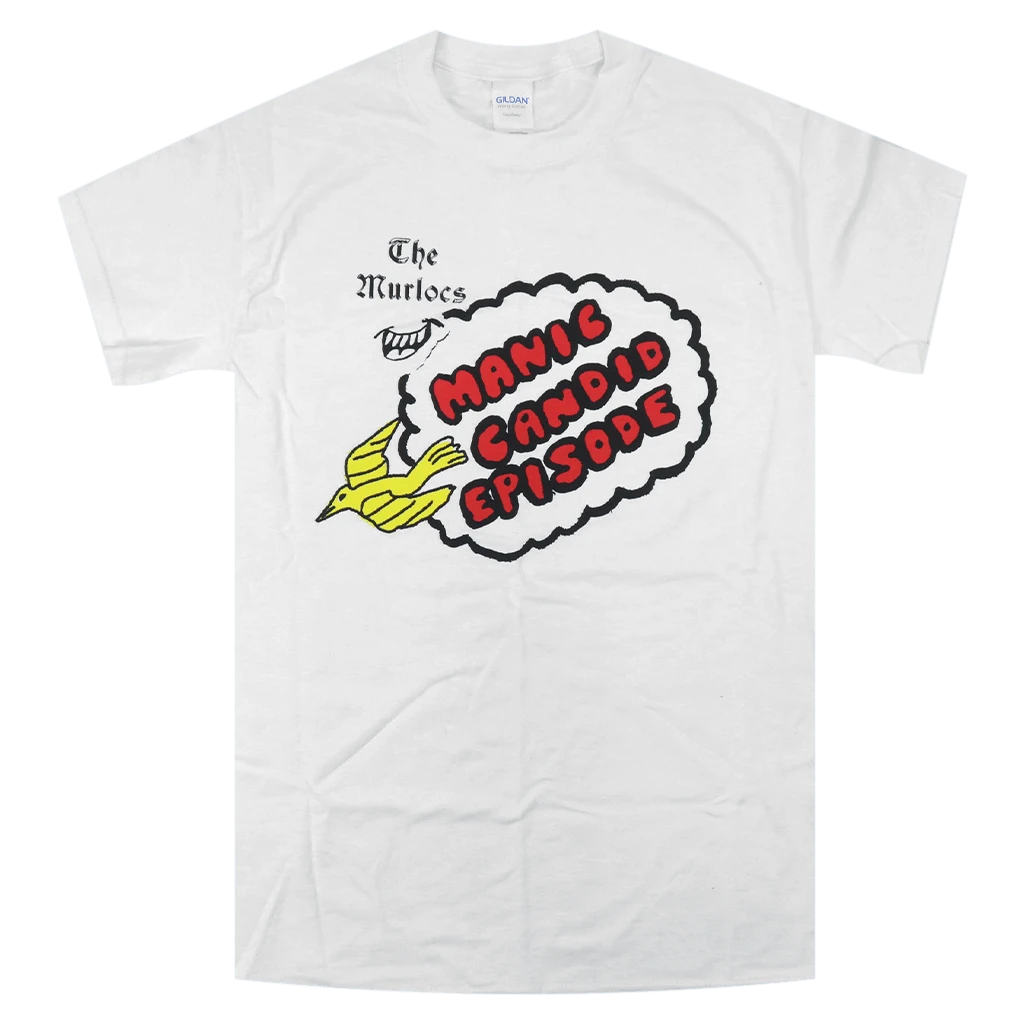 The Murlocs Manic Candid Episode White T-Shirt 1 The Murlocs Manic Candid Episode White T-Shirt