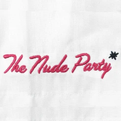 The Nude Party Peels White Button Down Shirt New Merch