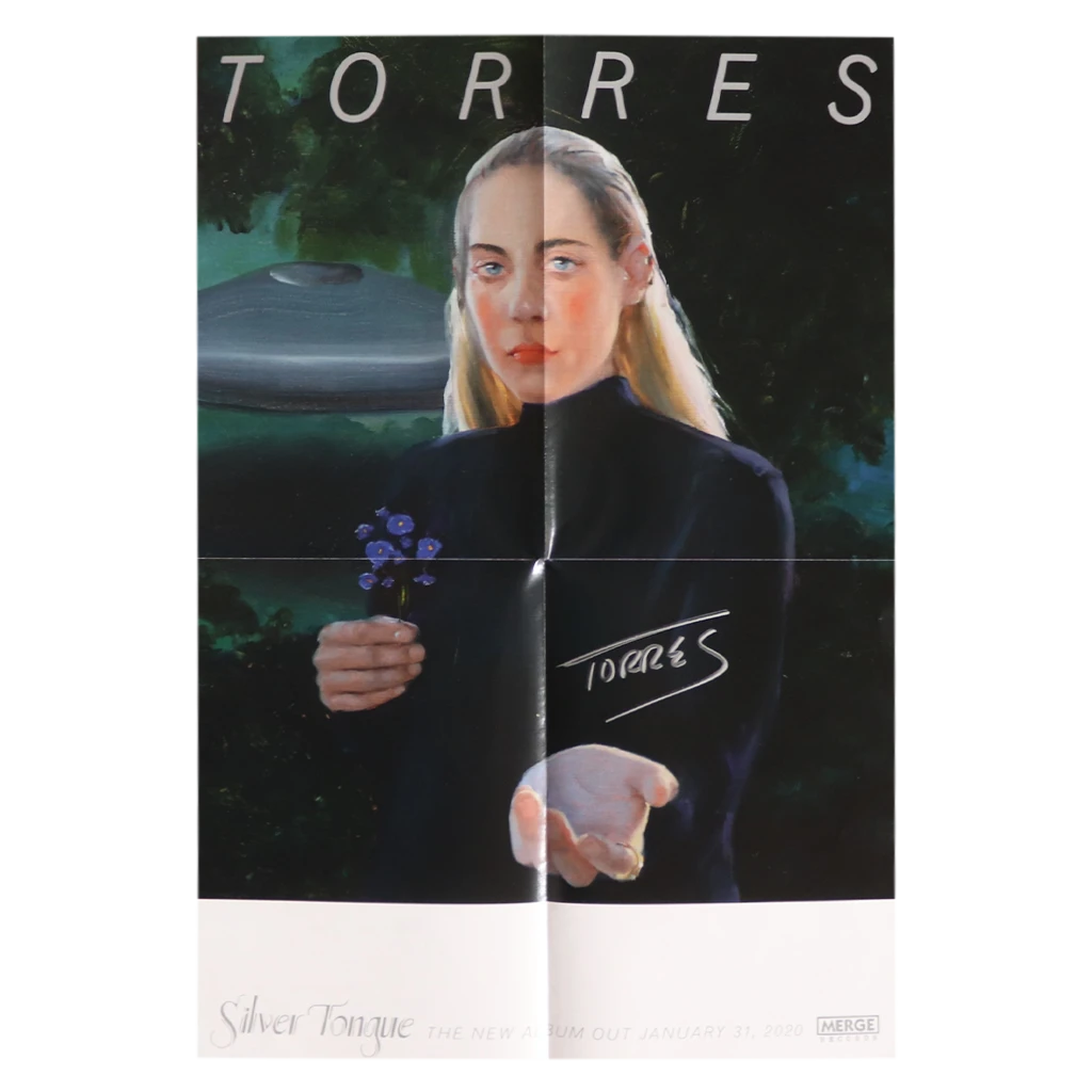 Torres Silver Tongue Autographed Poster (Folded) 1 Torres Silver Tongue Autographed Poster (Folded)