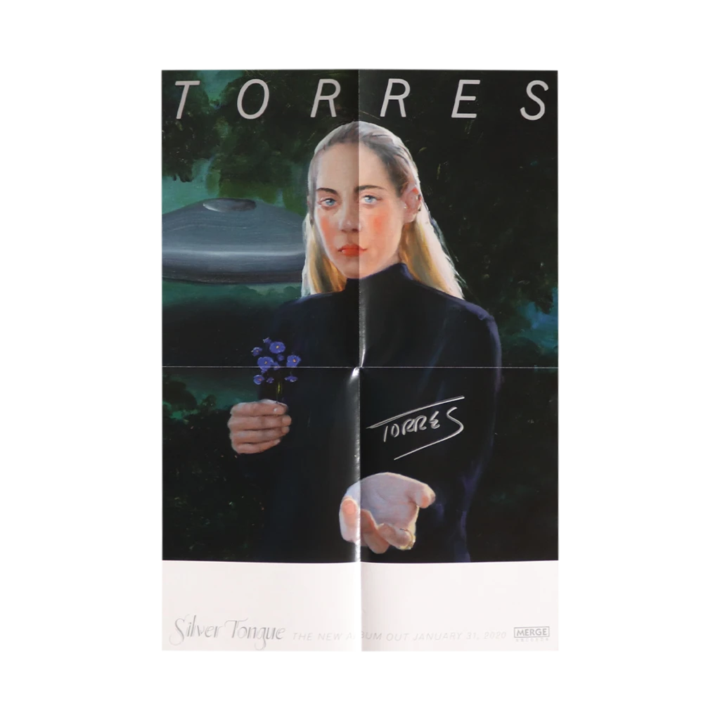 Torres Silver Tongue Autographed Poster (Folded) 2 Torres Silver Tongue Autographed Poster (Folded)