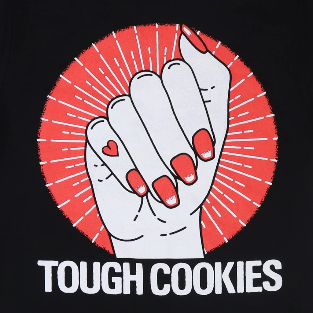 Low Cut Connie New Merch Tough Cookies Black Pocket T-Shirt 2 Low Cut Connie New Merch Tough Cookies Black Pocket T-Shirt