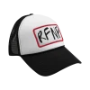 Ring Finger No Pinky RFNP Black & White Trucker Hat
