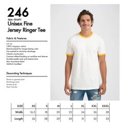 Sam Evian New Merch Dog Vintage White & Rio Red Ringer T-Shirt 5 Sam Evian New Merch Dog Vintage White & Rio Red Ringer T-Shirt