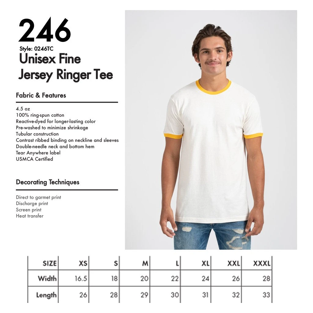 Sam Evian New Merch Dog Vintage White & Rio Red Ringer T-Shirt 3 Sam Evian New Merch Dog Vintage White & Rio Red Ringer T-Shirt