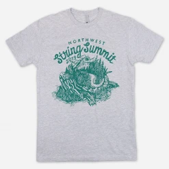 Northwest String Summit Turtle Heather Grey T-Shirt New Merch
