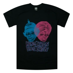 The King Khan & BBQ Show Two Heads Black T-Shirt New Merch