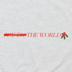 Angel Olsen UNFUCKTHEWORLD Holiday Heather Grey Sweatshirt New Merch