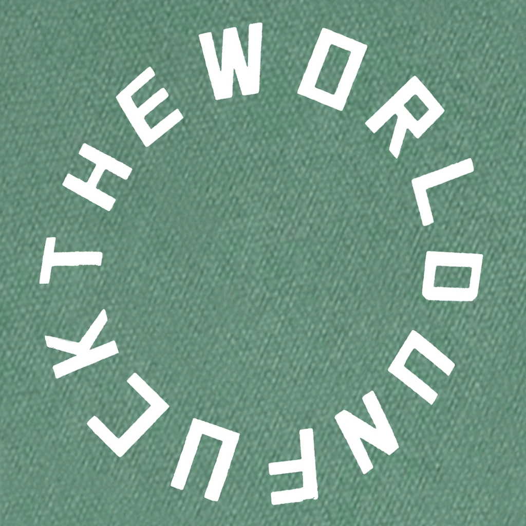 Angel Olsen UNFUCKTHEWORLD Green Sweatshirt 2 Angel Olsen UNFUCKTHEWORLD Green Sweatshirt