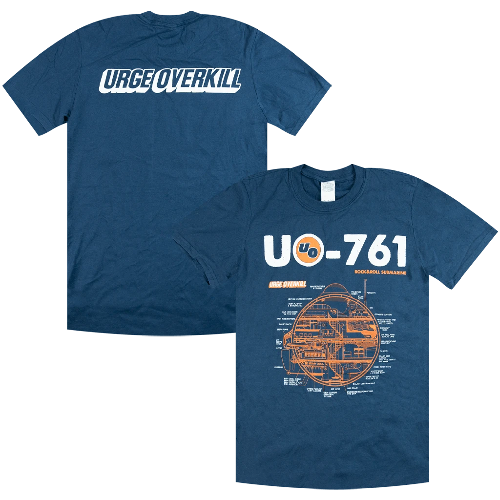 The Urge Overkill Store Rock & Roll Submarine Navy T-Shirt New Merch 1 The Urge Overkill Store Rock & Roll Submarine Navy T-Shirt New Merch