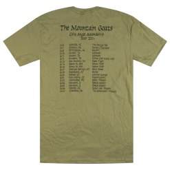 The Mountain Goats Cave Angel Ascendancy Tour Adult Unisex Green T-Shirt New Merch