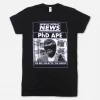 Weekly World News PhD Ape Black T-Shirt