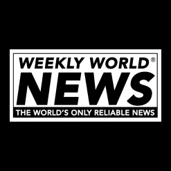 Weekly World News WWN Logo Black T-Shirt New Merch