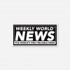Weekly World News New Merch WWN Logo Sticker