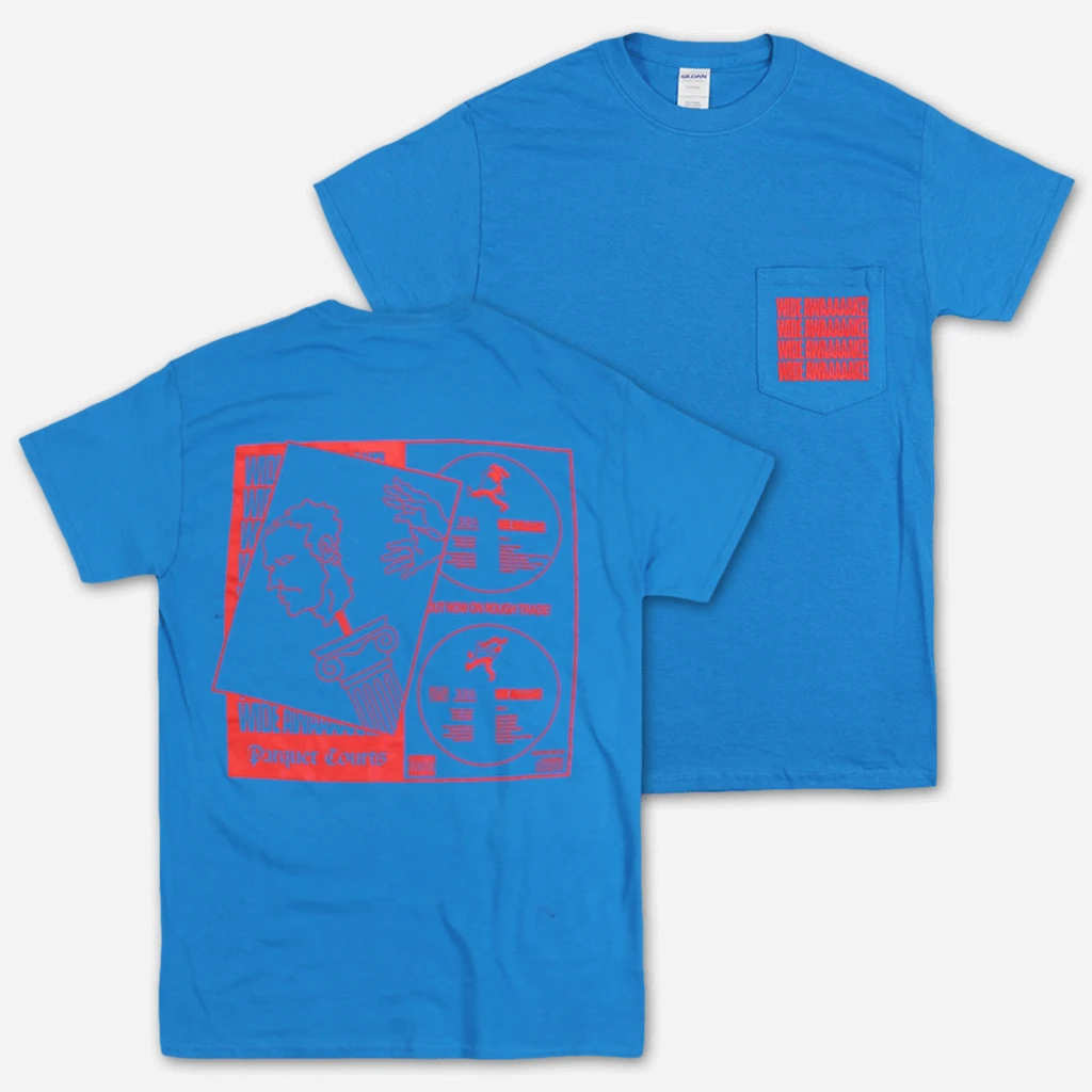 Parquet Courts Falling Statue Sapphire Pocket T-Shirt New Merch 1 Parquet Courts Falling Statue Sapphire Pocket T-Shirt New Merch