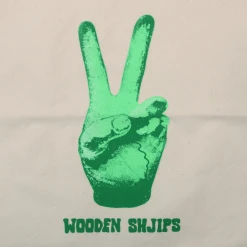 Wooden Shjips Green Peace Hand Tote Bag New Merch